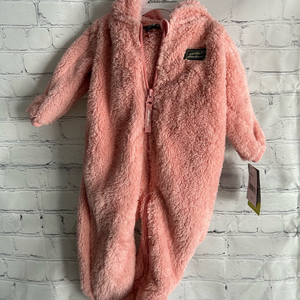 Eddie Bauer Soft Pink Fleece Footie